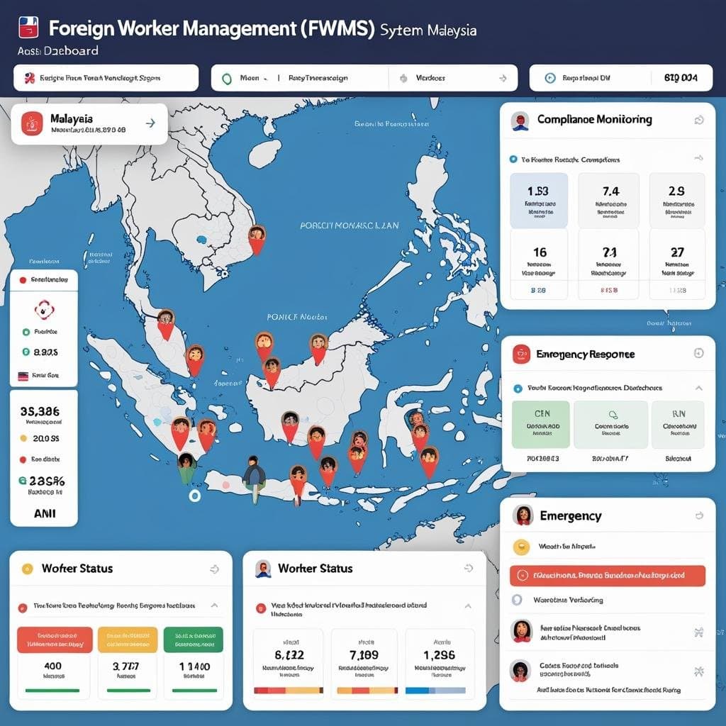 Live Worker Tracking Map View 1